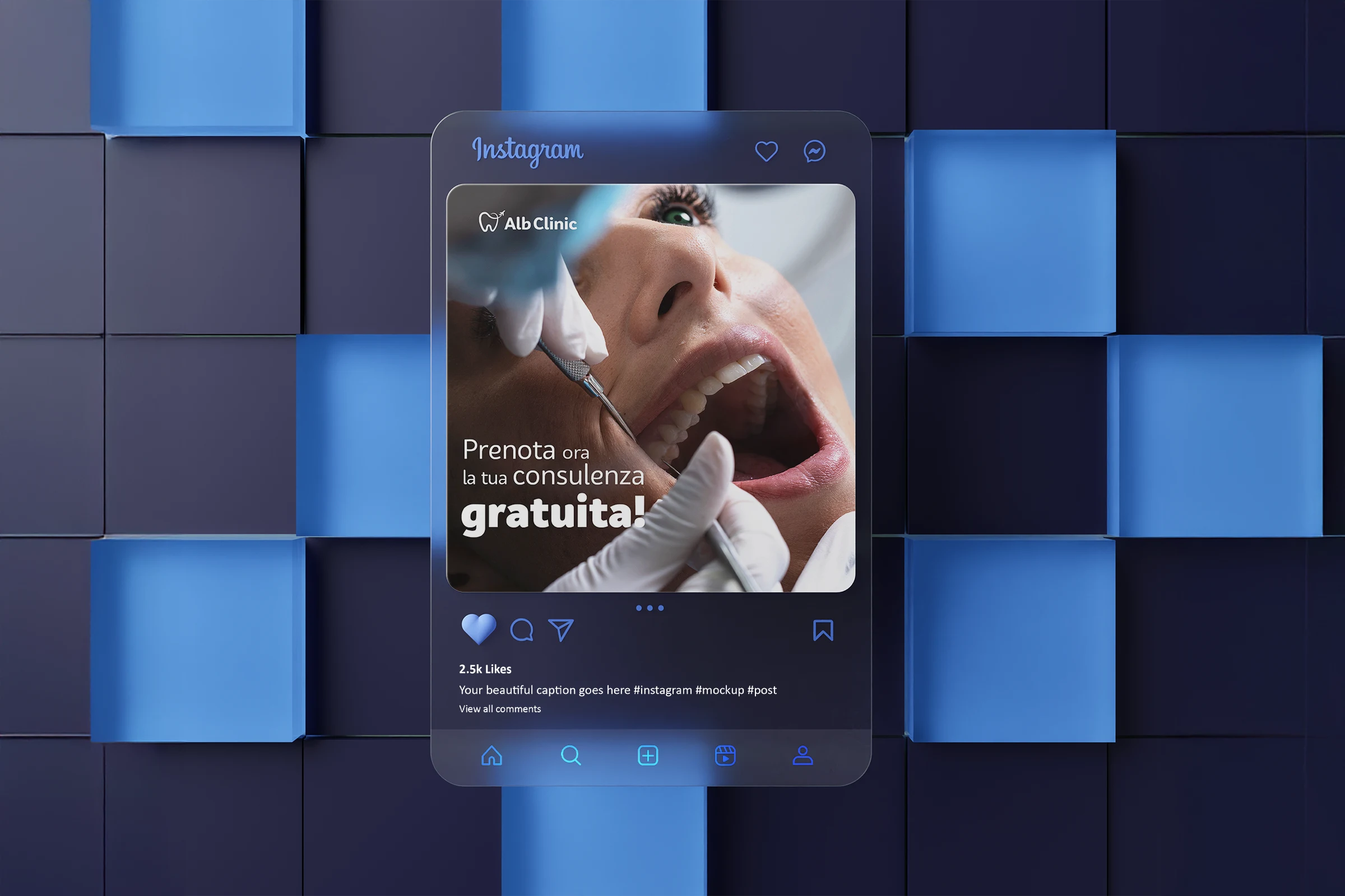 AlbClinic | UI/UX Website & Social Contents — UI/UX design / Social content