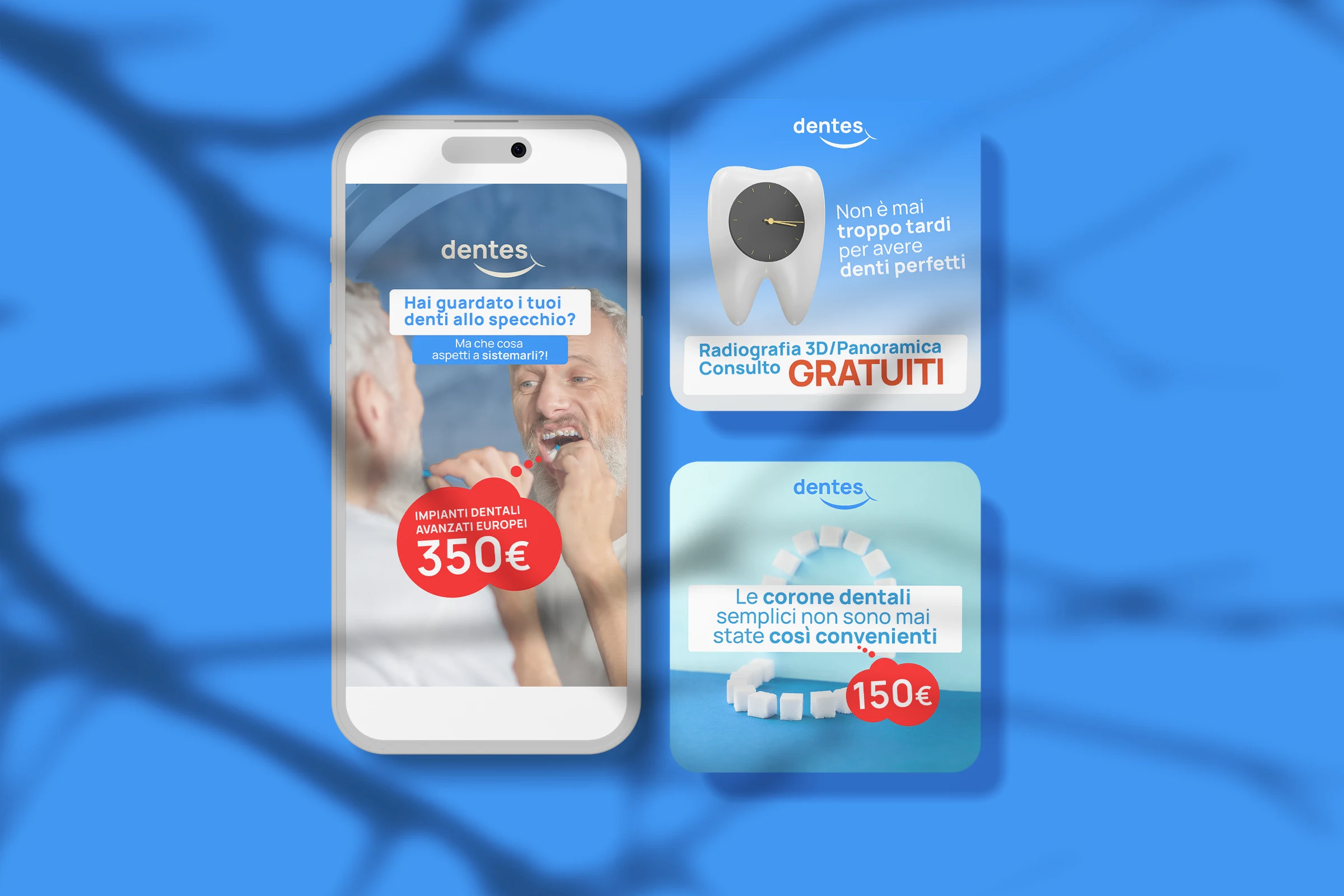 Dentes Clinic | Social Media Contents — Social content / Art direction