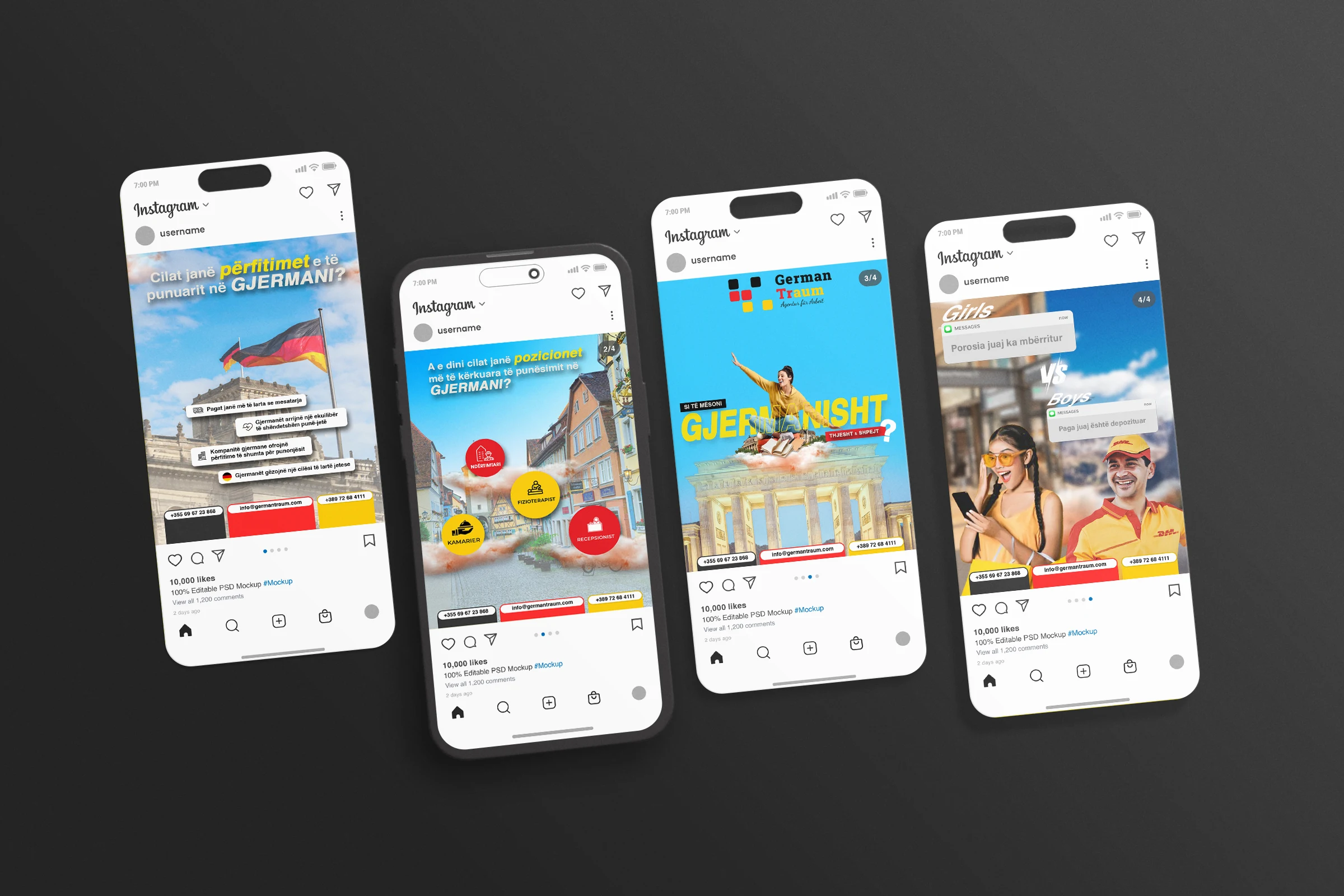 German Traum | Social Media Contents — Social media content