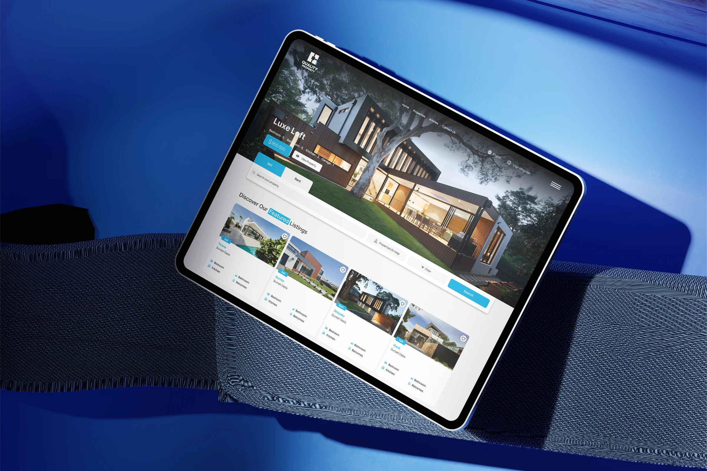 Quality Property | UI/UX Website — UI/UX