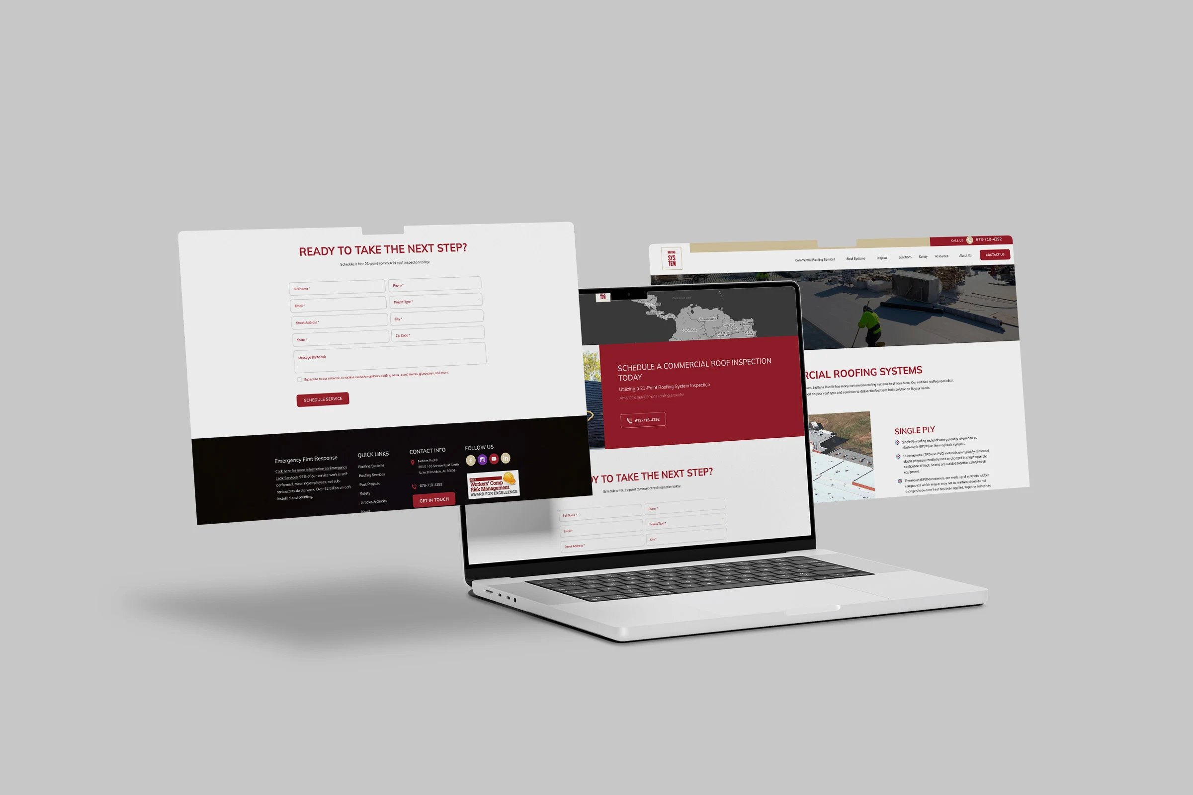 Roofting System | UI/UX Website — UI/UX