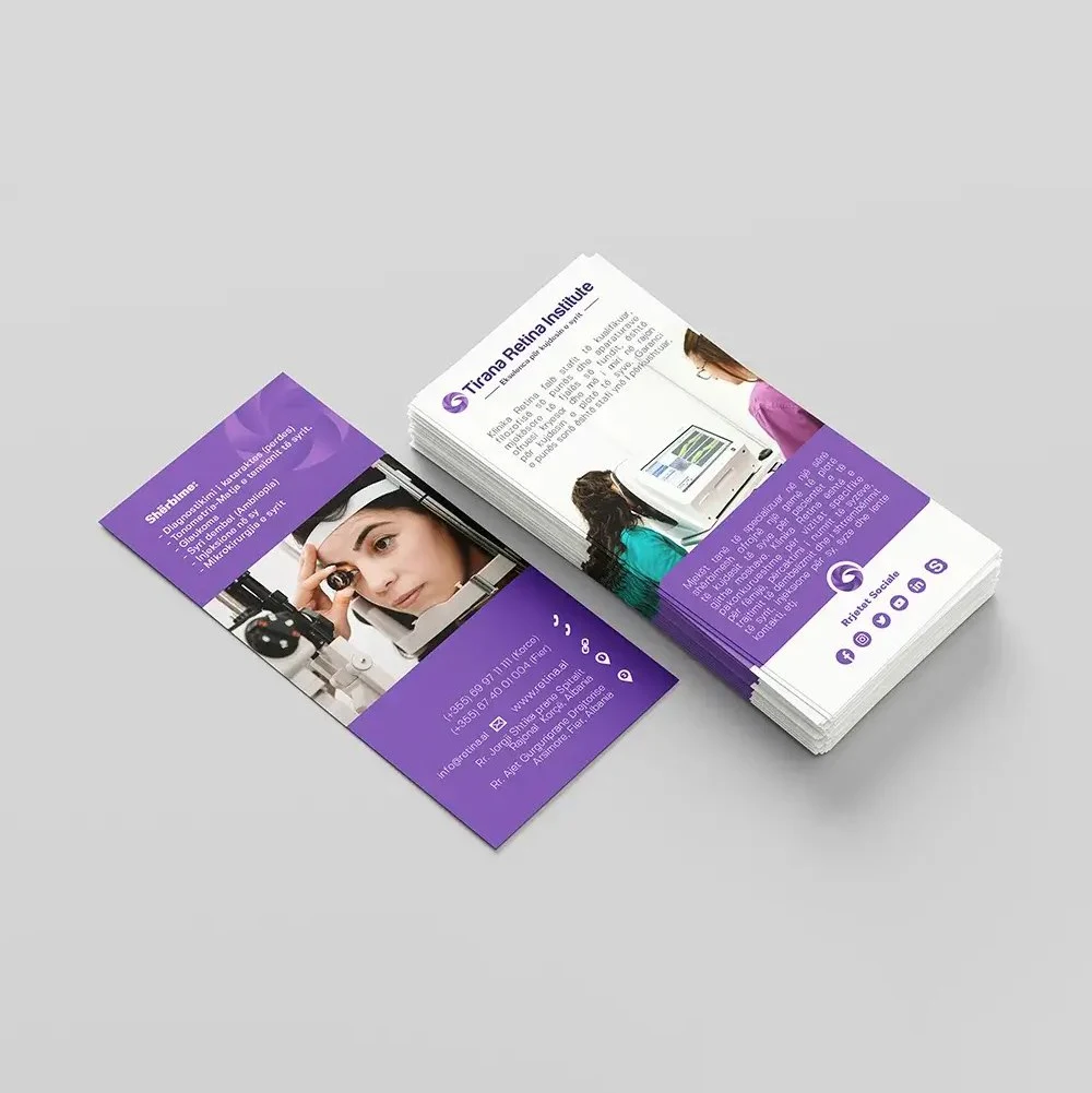 Tirana Retina Institute | Brand Stationary — Branding